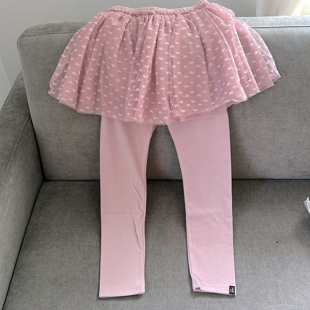 Leggings with Tulle Skirt- Keepsake Lilac